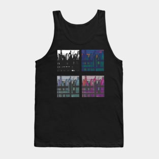 Liminal Space in Combined Colour Abstraction through 4 windows Tank Top